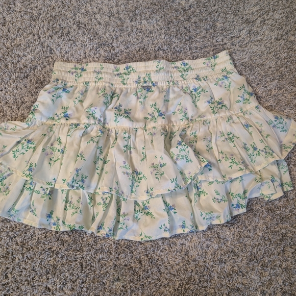 Off Season Sale Pink! Ruffle Skirt - Picture 2 of 6